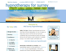 Tablet Screenshot of hypno-surrey.com